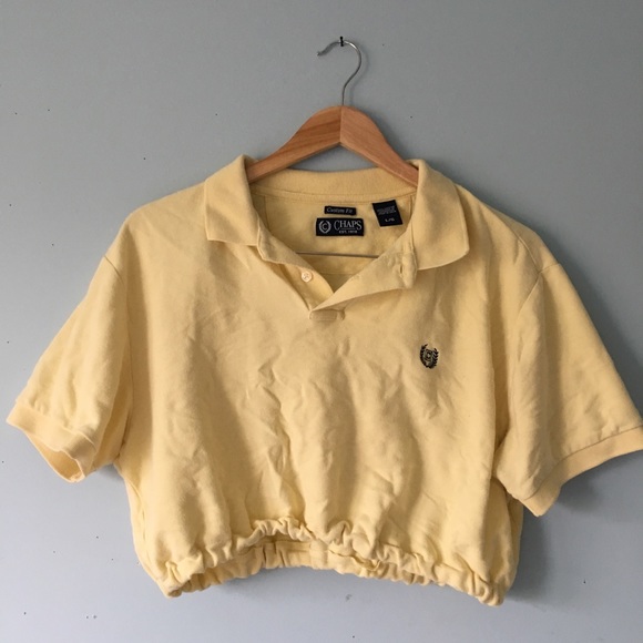 Yellow chaps crop top - Picture 1 of 2